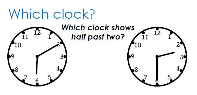 clocks misconception