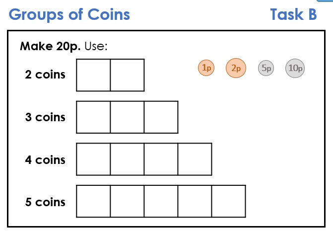 different ways coins challenge